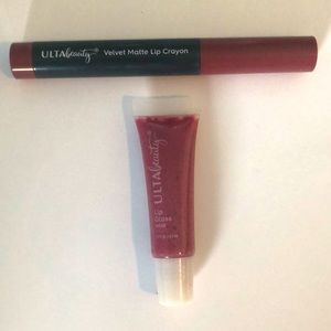ULTA beauty Velvet Mayte Lip Crayon and Lip Gloss